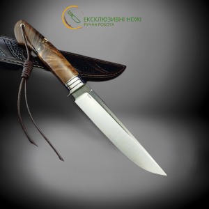 КОЛОС ніж ручної роботи майстра RUSLAN KNIVES, купити замовити в Україні - сталь N690, 60-61кріо HRC